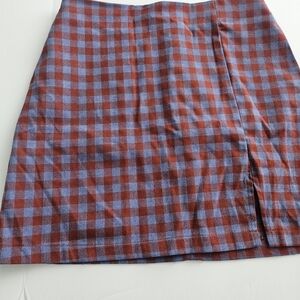 URBAN OUTFITTERS Skirt - Red and Blue